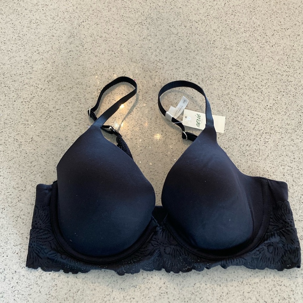 Aerie Sunnie 36B Black Bra NWT